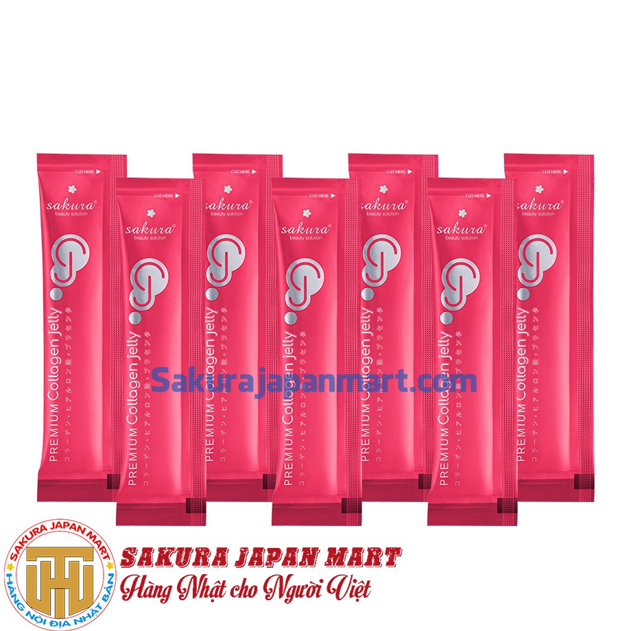 Thạch Collagen Sakura Premium Jelly 30,000mg 30 thanh